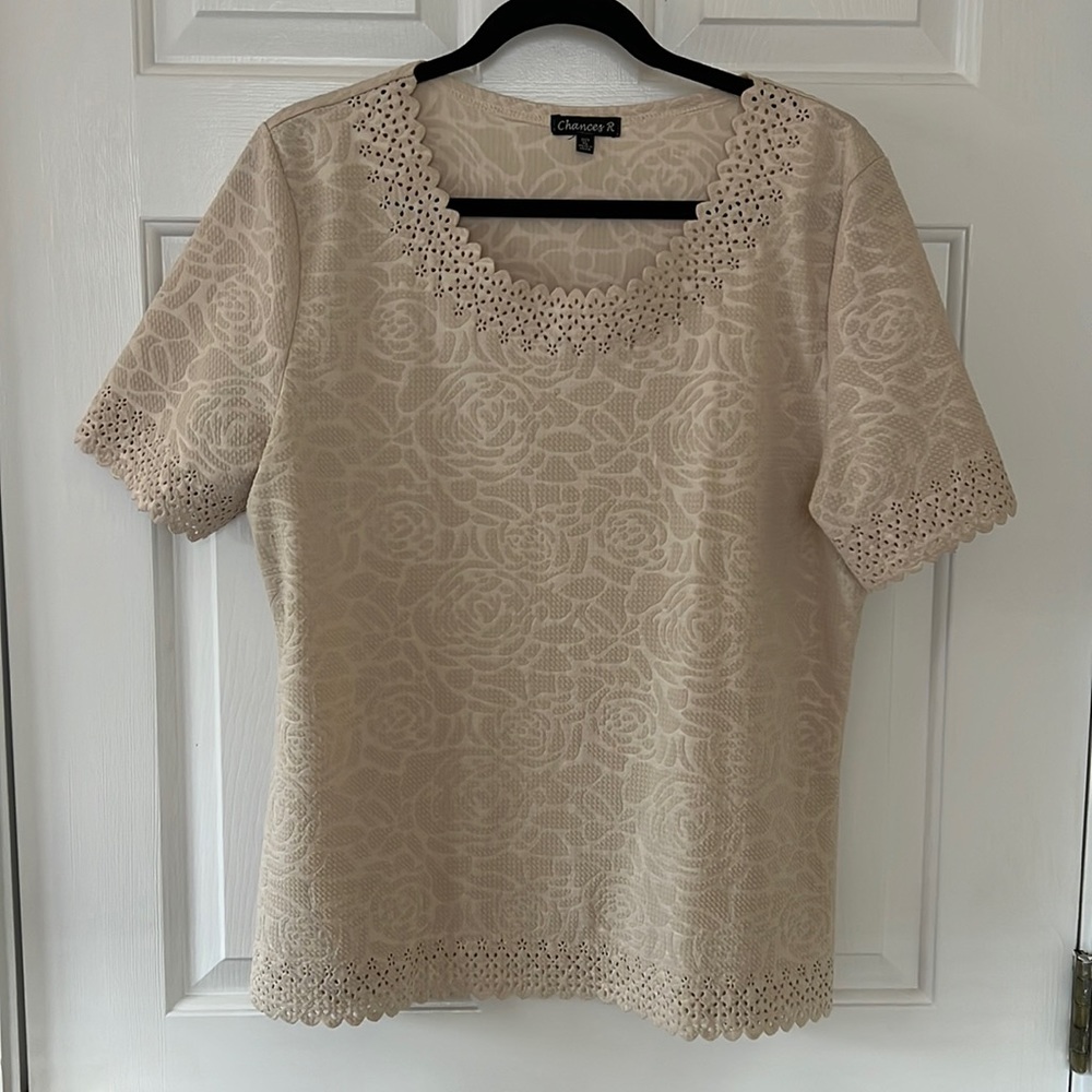 Women’s Cream Top - XL